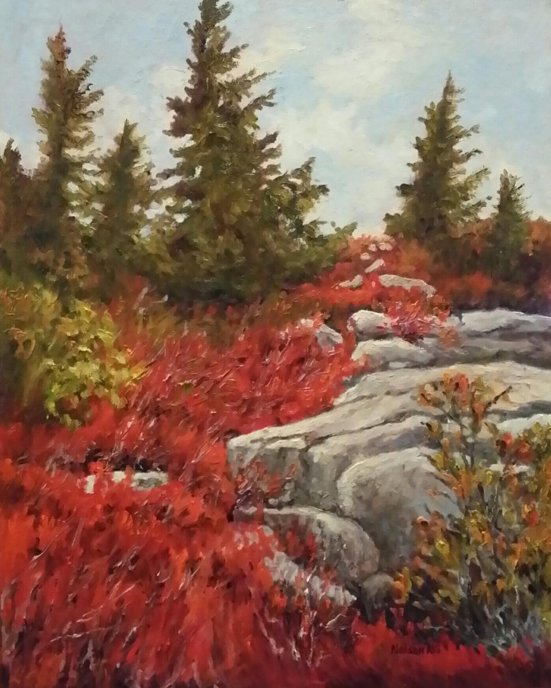 Click here to view Autumn Huckleberries by Sharon Nelson