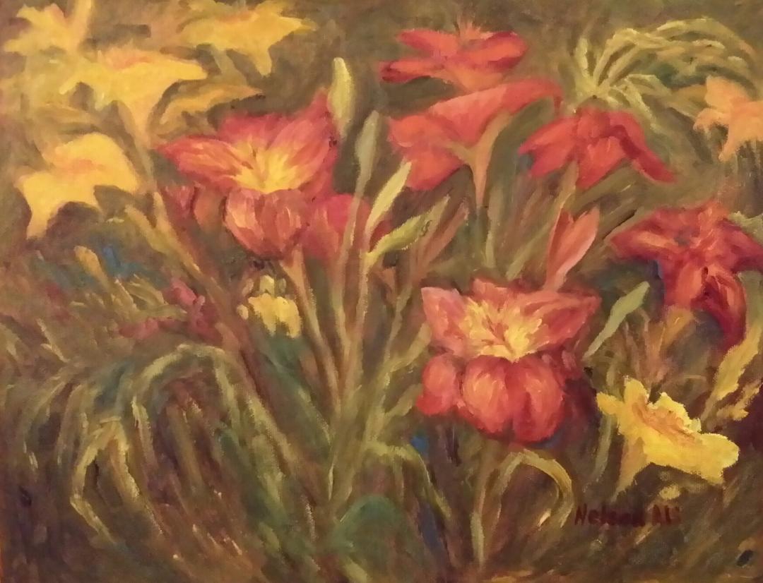 Click here to view In the Daylily Garden by Sharon Nelson