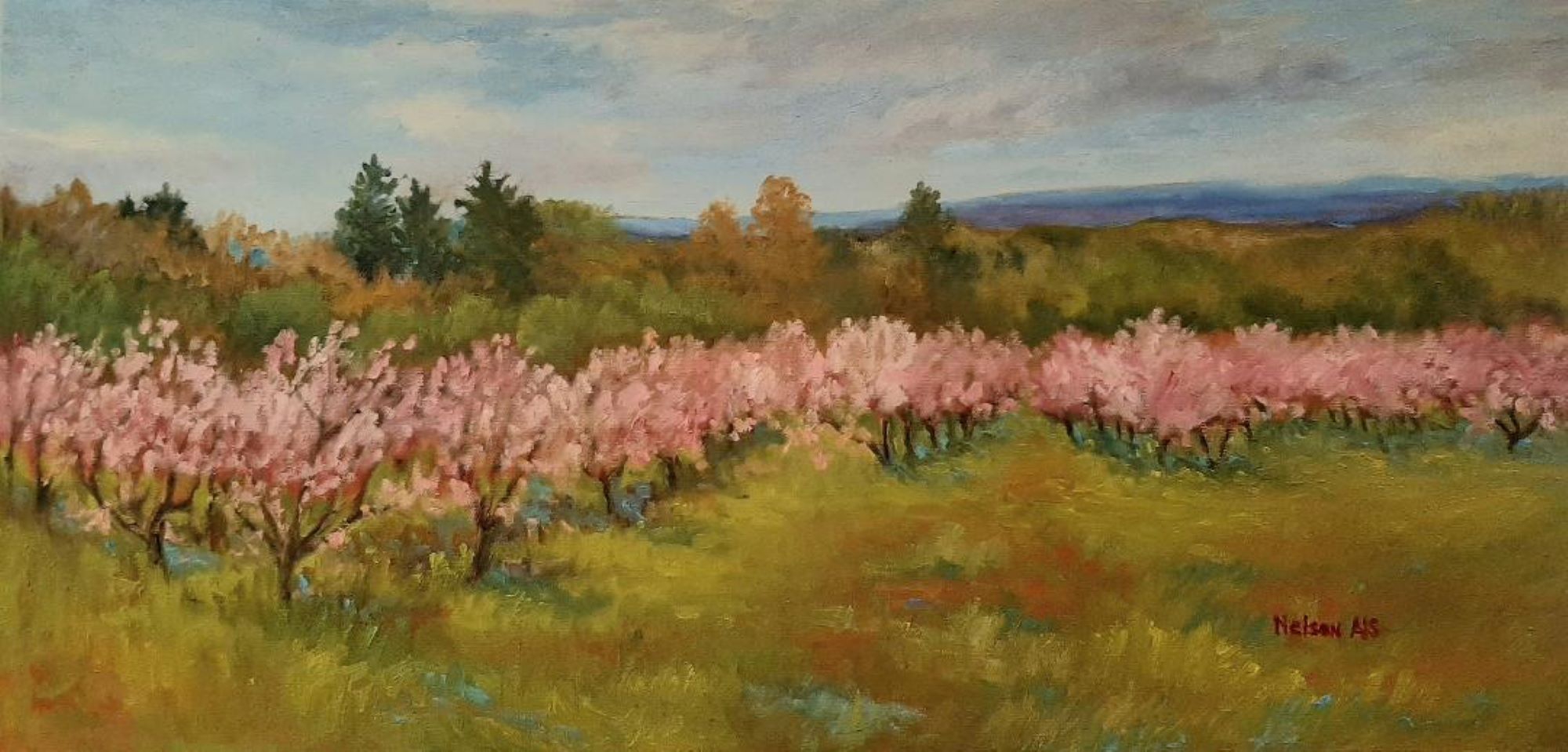 Click here to view Peach Blossom Time by Sharon Nelson